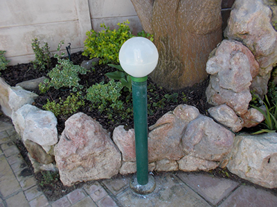 Installing Garden Lights - Image 10